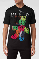 Camiseta Philipp Plein Teddy Bear De Algodão - Preto