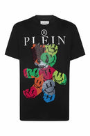 Camiseta Philipp Plein Teddy Bear De Algodão - Preto