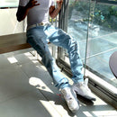 Calça Gringa Jeans Clara rasgada Drip US