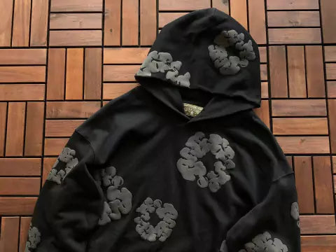 Conjunto Denim Tears Preto/Cinza