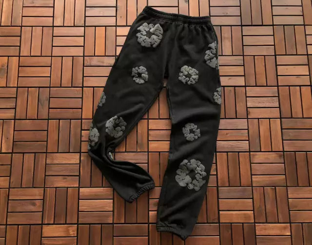 Conjunto Denim Tears Preto/Cinza