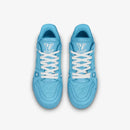 Louis Vuitton Trainer Low Embossed Monogram Blue