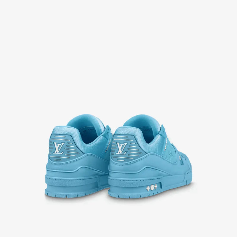 Louis Vuitton Trainer Low Embossed Monogram Blue