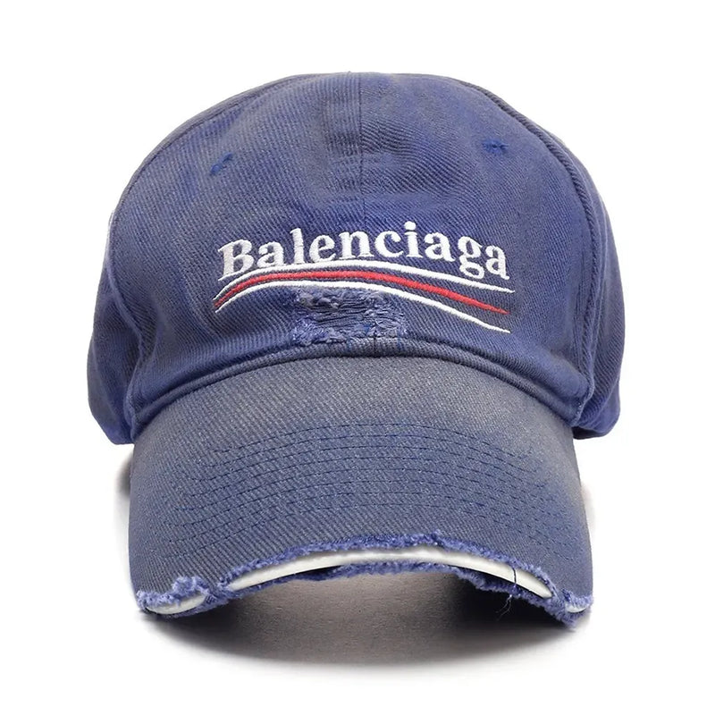Boné Balenciaga Political Campaign Destroyed Blue