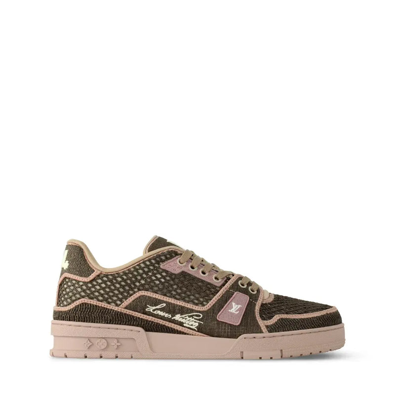 Louis Vuitton LV Trainer Raffia Brown