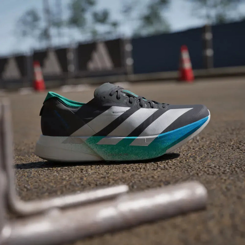 adidas Adizero Adios Pro 4 Core Black Matte Silver Glory Green