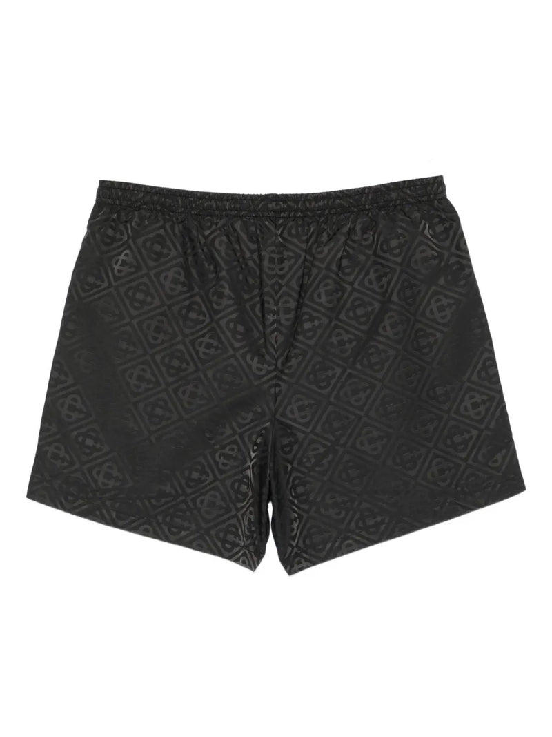 Casablanca Bermuda de praia com monograma