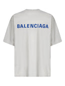 Balenciaga Camiseta decote careca com logo