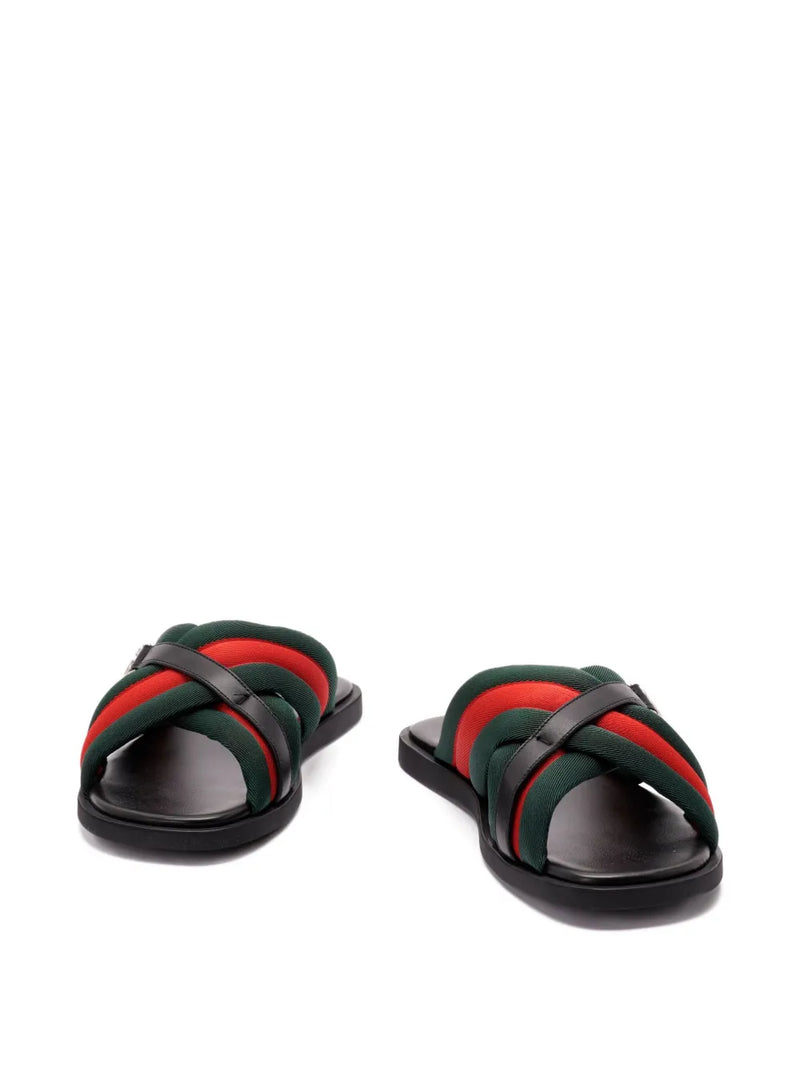 Gucci Sandália Maverik com tiras cruzadas
