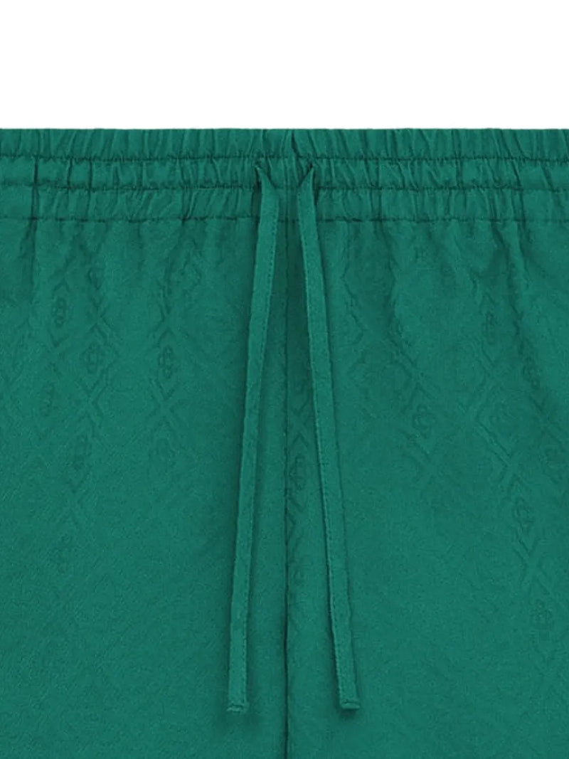 Casablanca Bermuda de jacquard monogramada