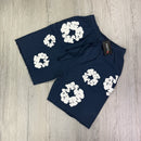 Conjunto Moletom Denim Tears - Azul Navy