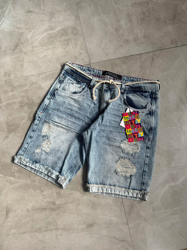 Shorts Jeans Modelo Jogador - Caimento Longo (Abaixo do Joelho)