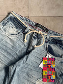 Shorts Jeans Modelo Jogador - Caimento Longo (Abaixo do Joelho)