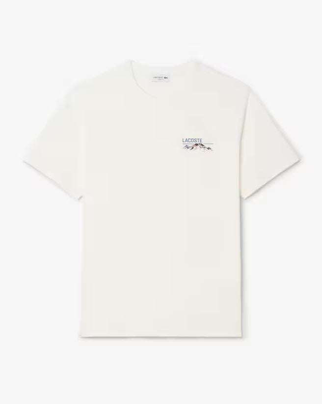 Camiseta De Malha Estampada - Branco