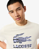 Camiseta Lacoste Tennis - Creme