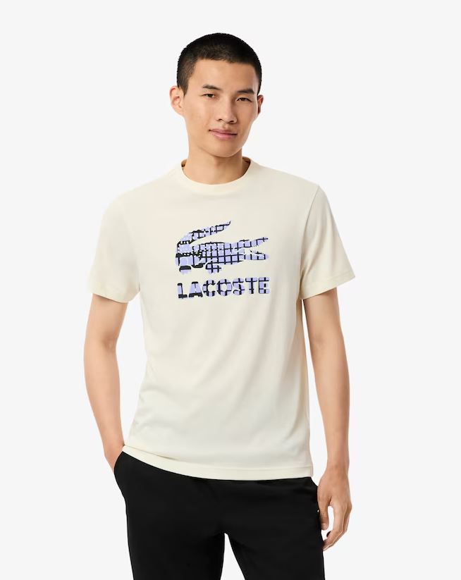 Camiseta Lacoste Tennis - Creme