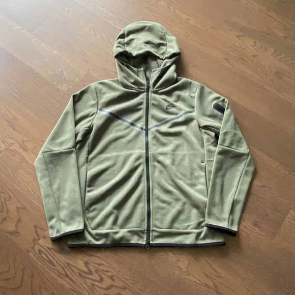 Conjunto Nike Tech Fleece Verde Escuro
