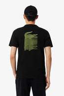 Camiseta Lacoste Ultra-dry Estampada - Preto